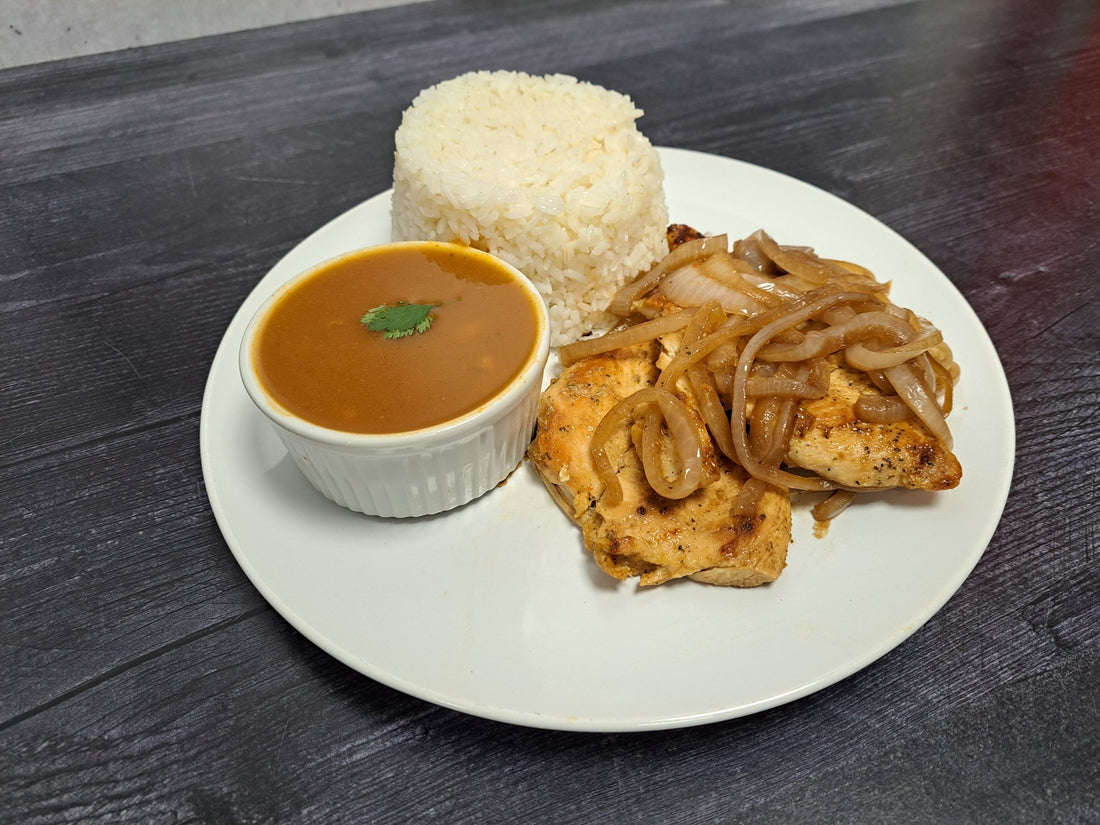 Grilled Chicken - Pollo a la Parrilla/ Stove top - THROUGHMYKITCHEN